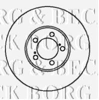 BORG & BECK bbd4117 -  Тормозной диск